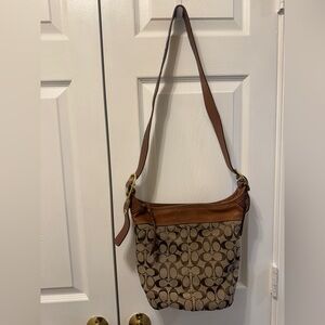 Coach Signature Duffle Bleeker Hobo Bag